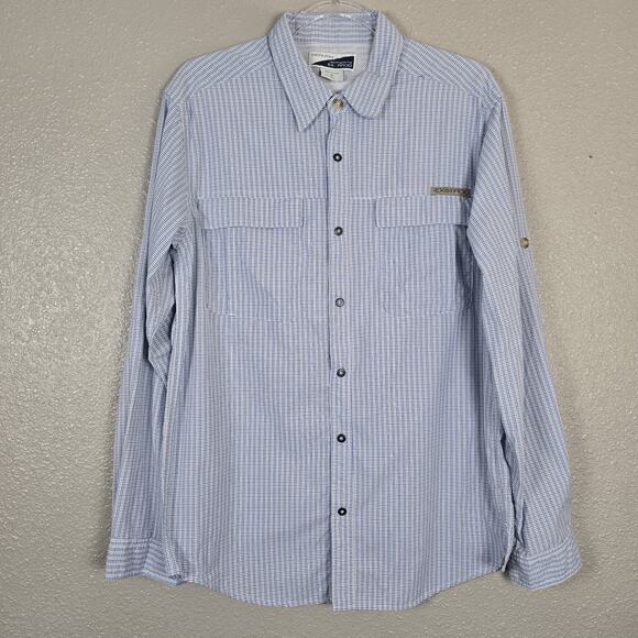 ExOfficio Insect Shield Men's Long Sleeve Button-Up Vented Fishing Shirt Size M - Picture 1 of 6